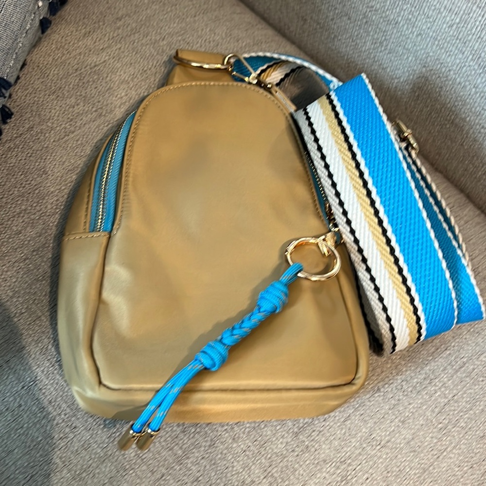 Ahdorned Cross Body Bag